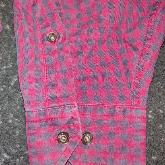 Ben Sherman Long Sleeve Button Down Gingham Shirt - Picture 7 of 10